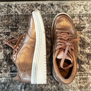 Nike Platform Rose Gold Sneakers